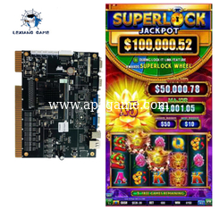 Super Link 5 in 1 Flower Fortune Popular American Skill Game Vertical Type Hottest Skill Slot Game Machine