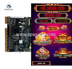Red Envelope 4 in 1 New Design Machine Gambling Casino Real Money Slot Game Board Kits Machine Cabinet For Sale