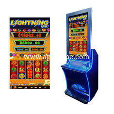 Lightning Link Happy Lantern Win System Coin Pusher Cabinet Gambling Arcade Amusement Slot Game Machine