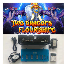 Two Dragons Flourishing Hot Selling Coin Operated Fishing Shooting Game Machine 3D Fish Hunter Gaming Board Kits